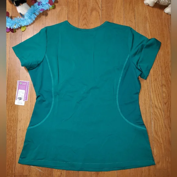 Healing Hands Short Sleeve Scrub Top - Picture 3 of 11